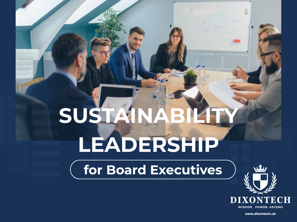 Sustainability Leadership for Board Executives